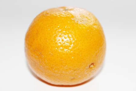 Mandarin on a white background