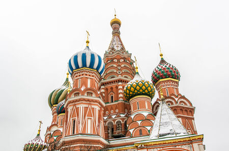 St  Basil Cathedral on the Red Square in Moscow, Russia