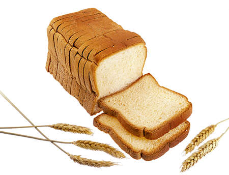 Sliced bread - isolated