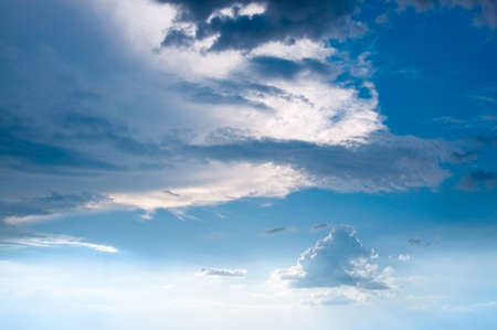 Background with clouds on the sky の写真素材