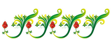 Vintage pattern for design. illustration set.のイラスト素材