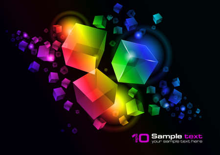 Abstract glowing background. For your design.のイラスト素材