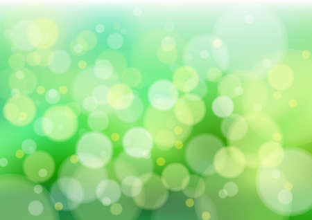 Defocused creative abstract green lights.  backgroundのイラスト素材
