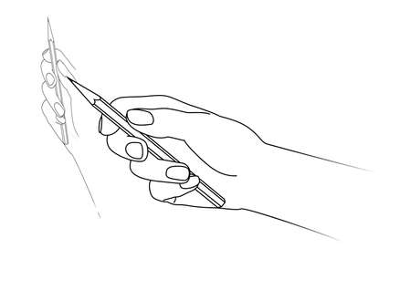 Hand drawing.   illustration on white backgroundのイラスト素材
