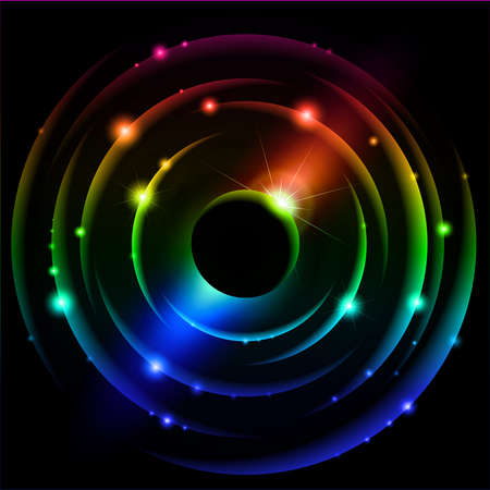 Abstract Solar system.のイラスト素材