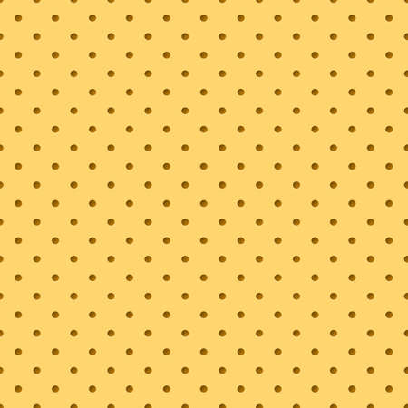 Perforated yellow leather. Abstract background for design, textureのイラスト素材