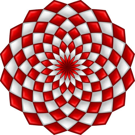 Cool Abstract Texture with Geometric Shape on whiteのイラスト素材