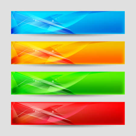 Web Panels Form an Abstract Background.のイラスト素材