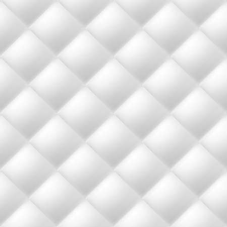 Abstract soft textured background with squares in white. Close-up view. のイラスト素材