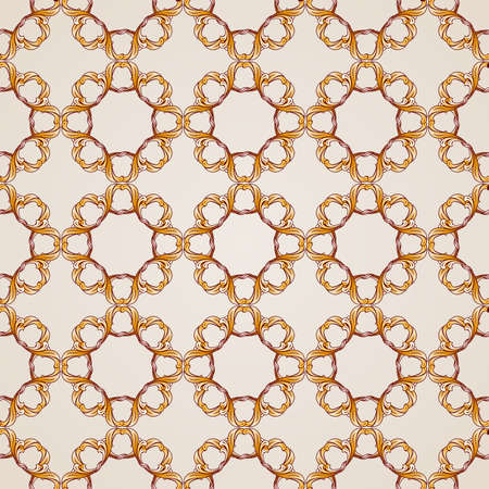 Seamless abstract floral pattern in the form of mesh