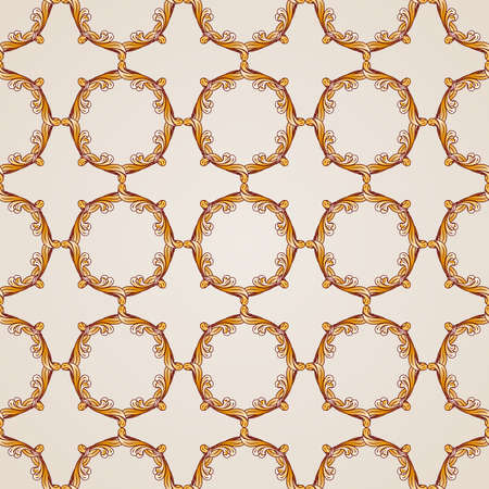 Seamless abstract floral pattern in the form mesh