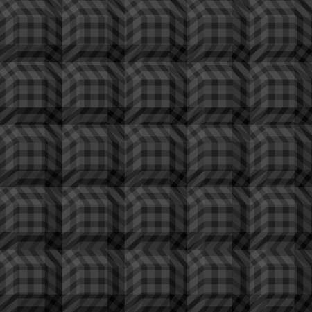Abstract seamless linear dark pattern with broken linesのイラスト素材