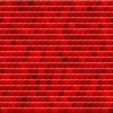 Heterogeneous corrugated surface. Seamless pattern red backgroundのイラスト素材