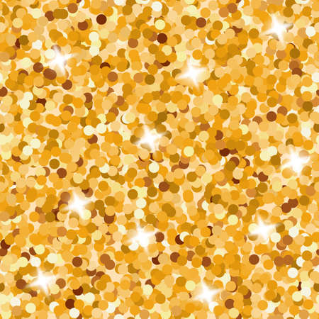 Seamless Gold Glitter Pattern. Decorative seamless background.のイラスト素材