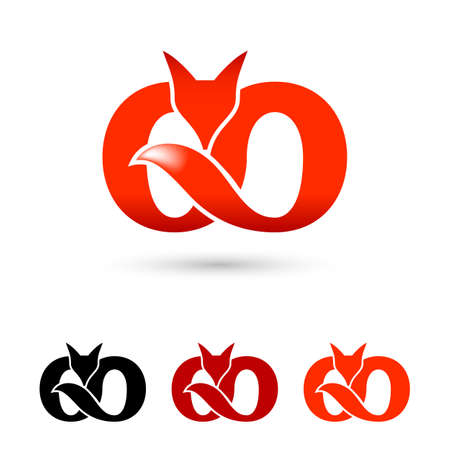 Illustration of Creative Fox   Symbol.のイラスト素材