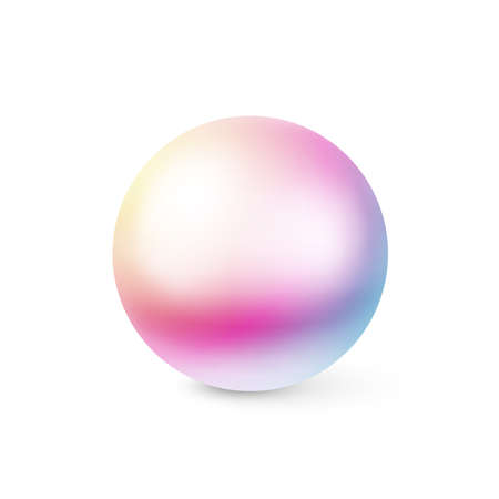 Illustration of Christmas Tree Ball Template with Shadow on White Backdropのイラスト素材