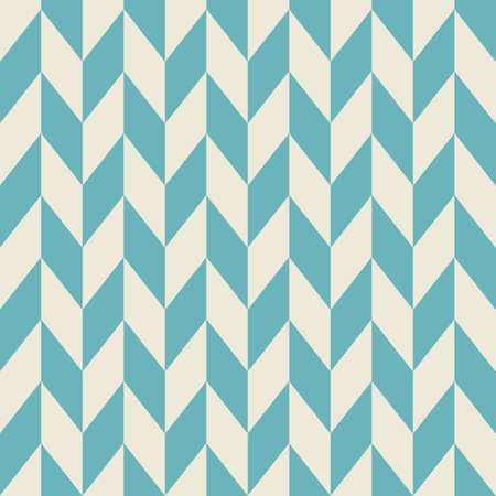 Abstract Vertical Zigzag Retro Pattern in Beige, and Light-Blue Colors. Background for Cards, Textiles, Wrapping Paperのイラスト素材