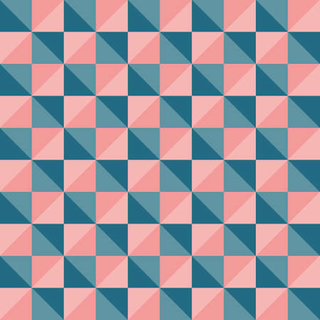 Geometric Seamless Pattern of Bright Squares. Abstract Design Wallpaper for Template Banner Social Media Advertisingのイラスト素材