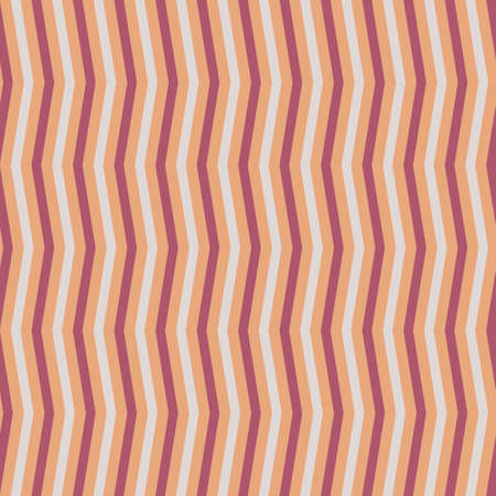 Abstract Zigzag Retro Pattern in Beige, Magenta, and Orange. Background for Template Banner Social Media Advertisingのイラスト素材