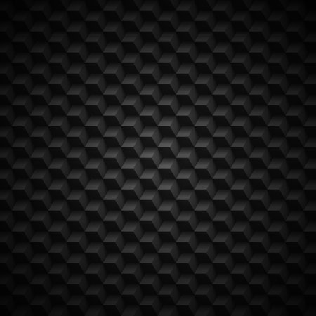Abstract Geometric Technology Background. Black Texture with Shadow. Simple background textureのイラスト素材