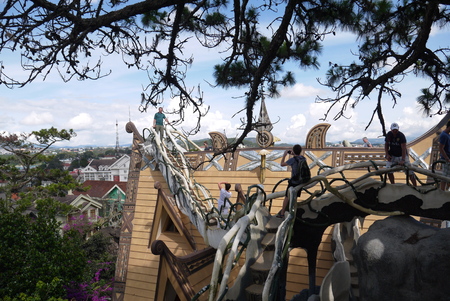 Crazy House - hotel - a madhouse in the style blowing the mindのeditorial素材