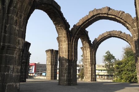 Bara Kaman is an unfinished tomb, tomb, mausoleumの写真素材