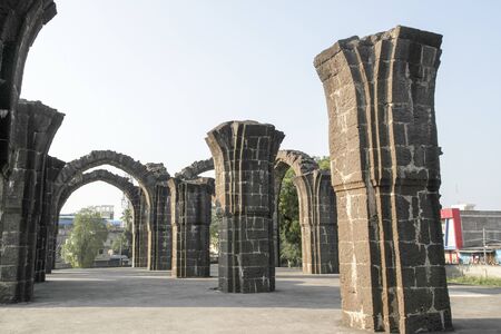 Bara Kaman is an unfinished tomb, tomb, mausoleumの写真素材
