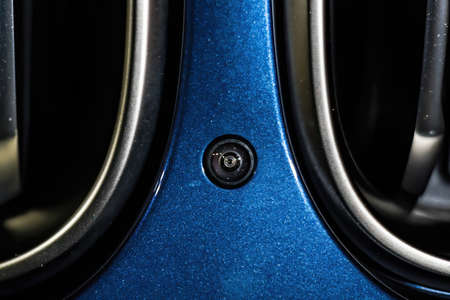 front camera in the all-round 360 view of the premium SUVの写真素材