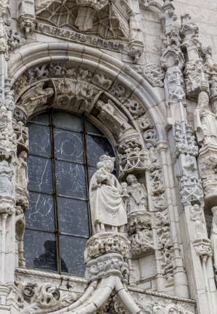 Jeronimos Monastery in Lisbonのeditorial素材