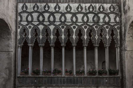 Internal Italian courtyardの写真素材
