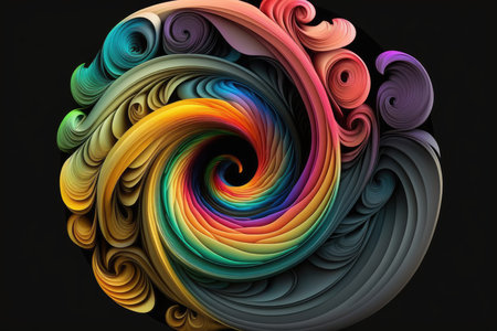 Abstract fractal for creative design, art and entertainmentの素材