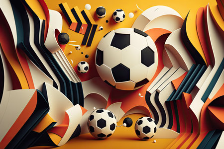 Soccer abstract backgroundの素材