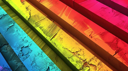 Colorful abstract background with stripes and linesの素材