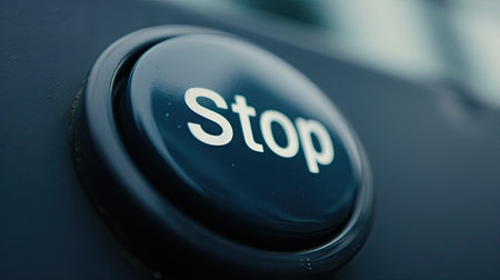 Close-up of start button on a carの素材