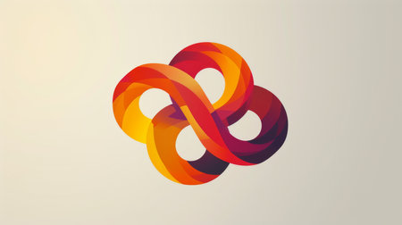 Infinity symbol design templateの素材