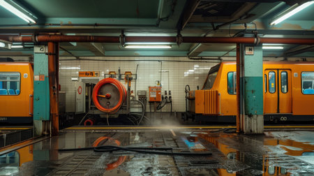Inside the Moscow metro stationの素材