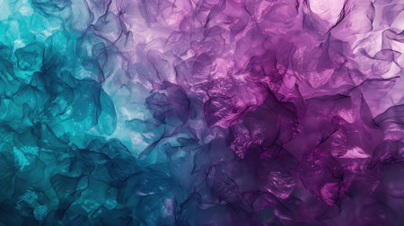 Abstract background with blue and purple ink in water. Fantasy fractal designの素材