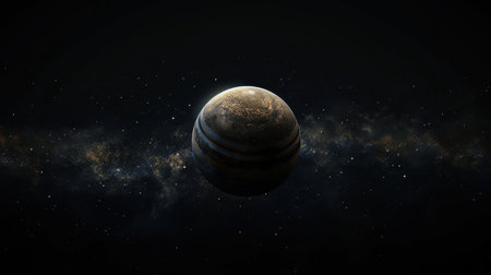 Planets in outer space. Science fiction wallpaper. Beauty of deep space.の素材