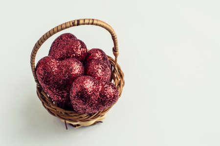 red heart with the word love you on white backgroundの写真素材