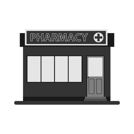 Pharmacy, pharmacy icon. Flat design, vector illustration, vector.のイラスト素材