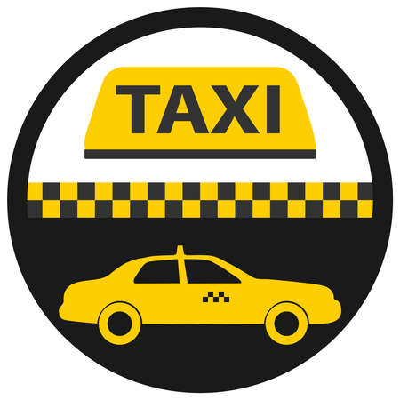 Taxi service. Taxi. Flat design, vector illustration, vector.のイラスト素材