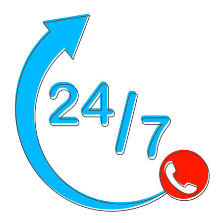 Customer support, call center. Vector illustration Vector