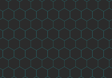 Simple Vector Hexagonal background. Created as Simplification for Further Work.