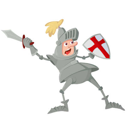 knight with swordのイラスト素材