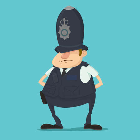 British police officerのイラスト素材