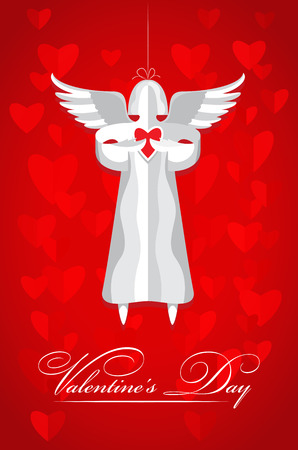 Valentine s Day. The symbols of Valentine s Day.のイラスト素材