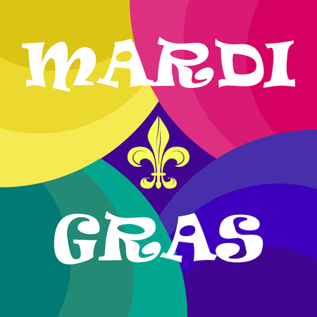 Poster for Mardi Gras celebrationのイラスト素材