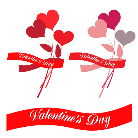 Decorative element heart. Valentines Dayのイラスト素材