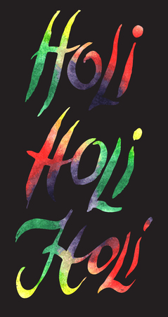 The festival of colors Holi. vector illustration.のイラスト素材