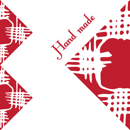 Two toned background image using doodle texture.のイラスト素材